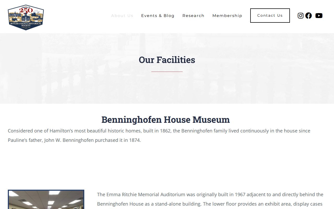 Butler County city directory historical society research center